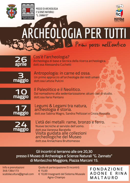 Corso di archeologia al museo Zannato di Montecchio Maggiore
