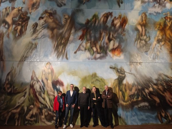 Il nuovo Giudizio Universale, Pombo in dialogo con Michelangelo: dal 2 marzo al 28 aprile apertura di Villa Da Porto per ammirare in anteprima mondiale uno dei quadri a olio più grandi della storia