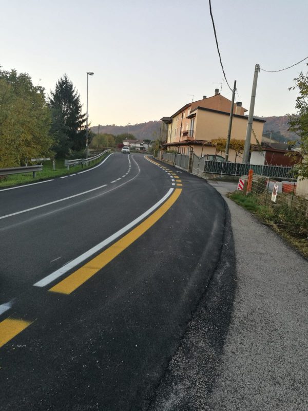 Posato a Montorso per la prima volta in provincia l’asfalto “ecologico”