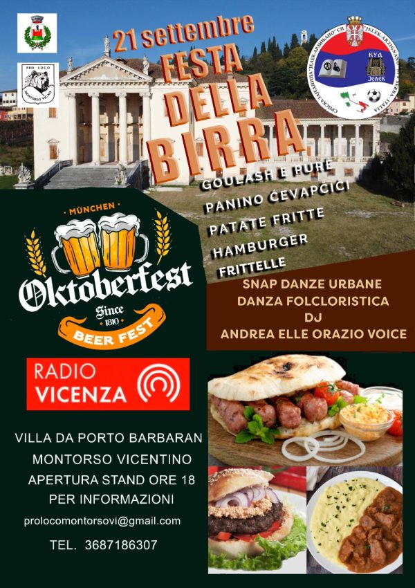 L’Oktoberfest arriva a Montorso