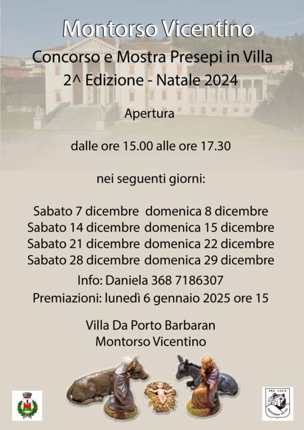 Secondo concorso e mostra dei presepi, le iscrizioni sono aperte